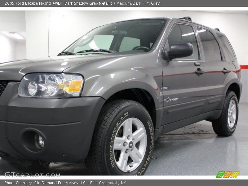 Dark Shadow Grey Metallic / Medium/Dark Flint Grey 2005 Ford Escape Hybrid 4WD