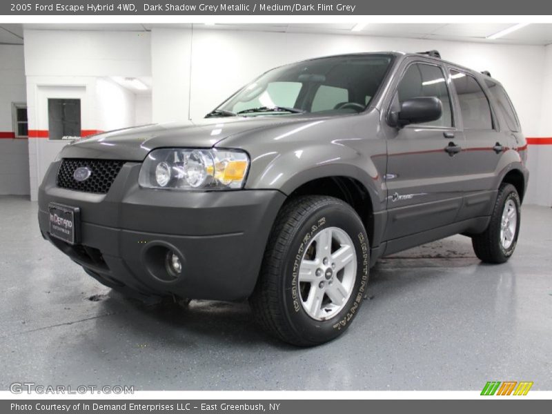 Dark Shadow Grey Metallic / Medium/Dark Flint Grey 2005 Ford Escape Hybrid 4WD