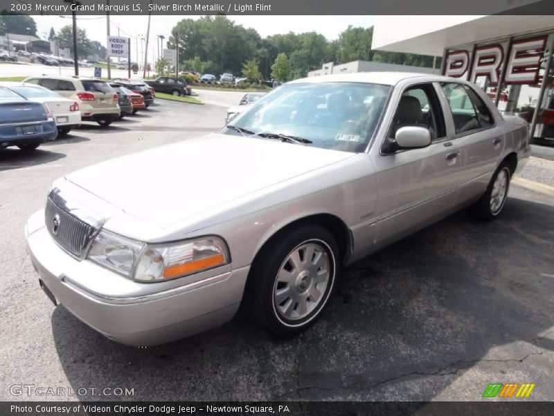 Silver Birch Metallic / Light Flint 2003 Mercury Grand Marquis LS