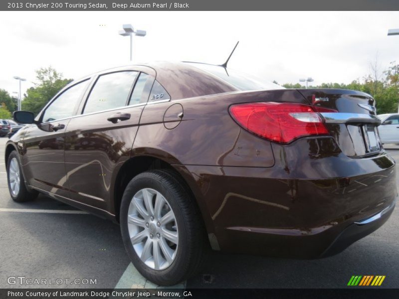 Deep Auburn Pearl / Black 2013 Chrysler 200 Touring Sedan
