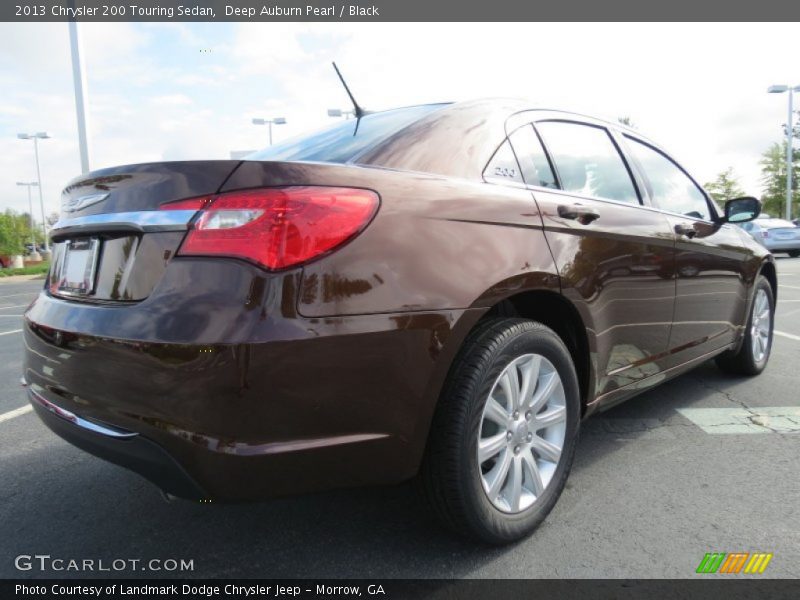 Deep Auburn Pearl / Black 2013 Chrysler 200 Touring Sedan