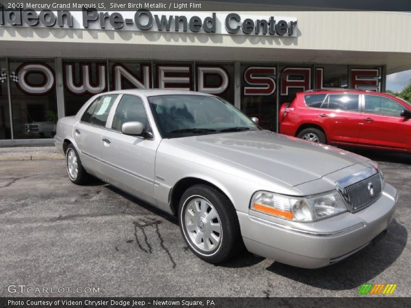 Silver Birch Metallic / Light Flint 2003 Mercury Grand Marquis LS