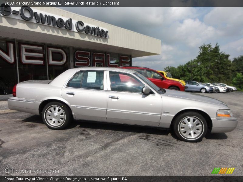 Silver Birch Metallic / Light Flint 2003 Mercury Grand Marquis LS