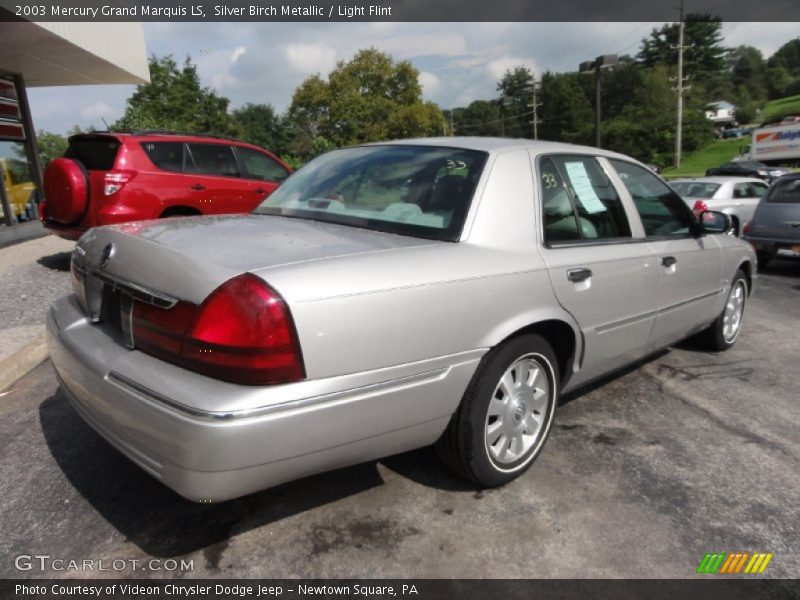 Silver Birch Metallic / Light Flint 2003 Mercury Grand Marquis LS