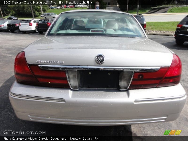 Silver Birch Metallic / Light Flint 2003 Mercury Grand Marquis LS