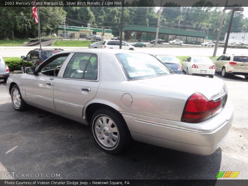 Silver Birch Metallic / Light Flint 2003 Mercury Grand Marquis LS