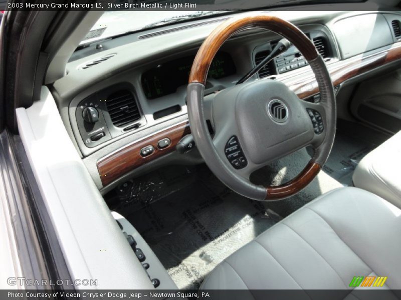 Silver Birch Metallic / Light Flint 2003 Mercury Grand Marquis LS