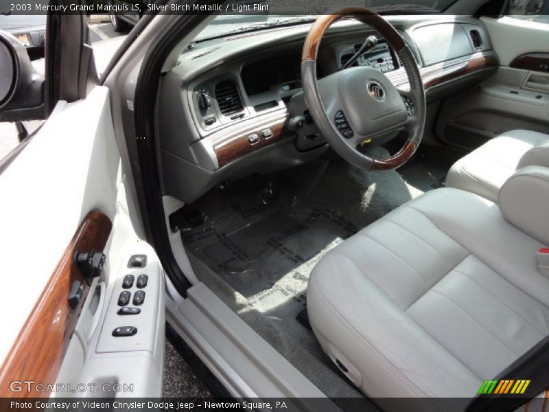 Silver Birch Metallic / Light Flint 2003 Mercury Grand Marquis LS