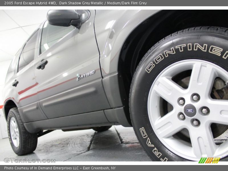 Dark Shadow Grey Metallic / Medium/Dark Flint Grey 2005 Ford Escape Hybrid 4WD