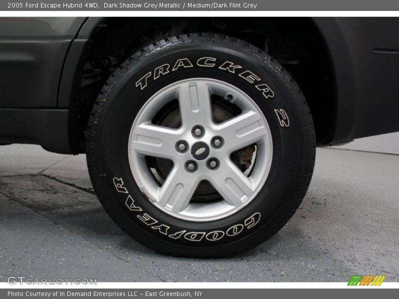 Dark Shadow Grey Metallic / Medium/Dark Flint Grey 2005 Ford Escape Hybrid 4WD