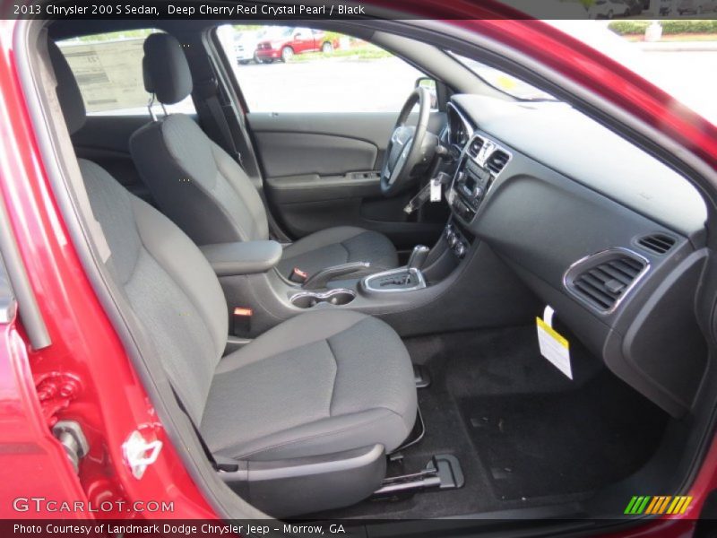 Deep Cherry Red Crystal Pearl / Black 2013 Chrysler 200 S Sedan
