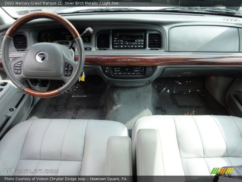Silver Birch Metallic / Light Flint 2003 Mercury Grand Marquis LS