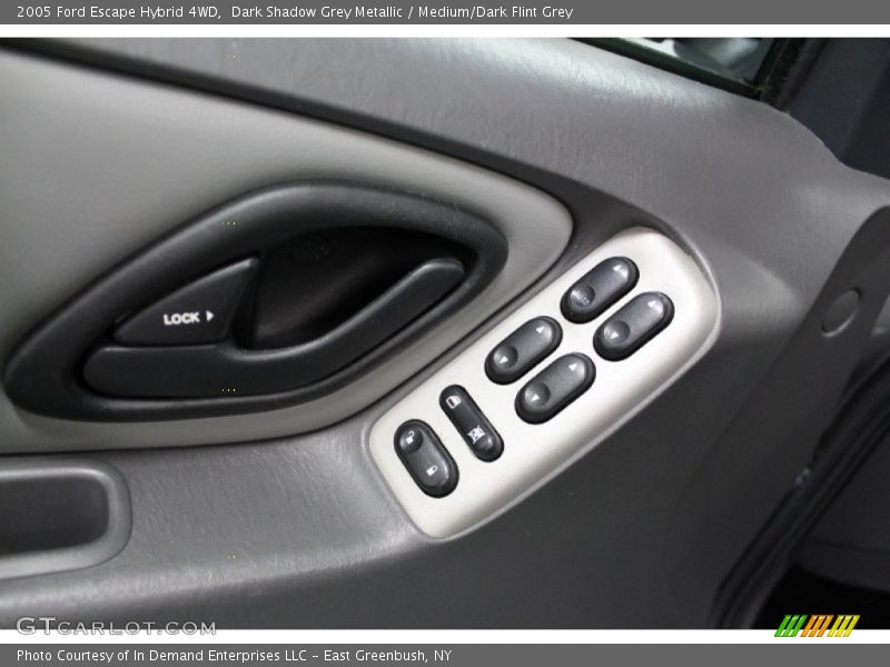 Dark Shadow Grey Metallic / Medium/Dark Flint Grey 2005 Ford Escape Hybrid 4WD