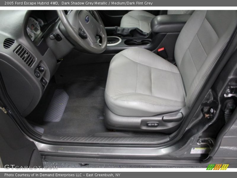 Dark Shadow Grey Metallic / Medium/Dark Flint Grey 2005 Ford Escape Hybrid 4WD