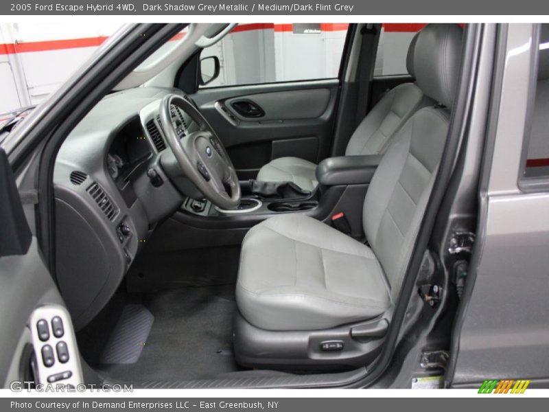 Dark Shadow Grey Metallic / Medium/Dark Flint Grey 2005 Ford Escape Hybrid 4WD