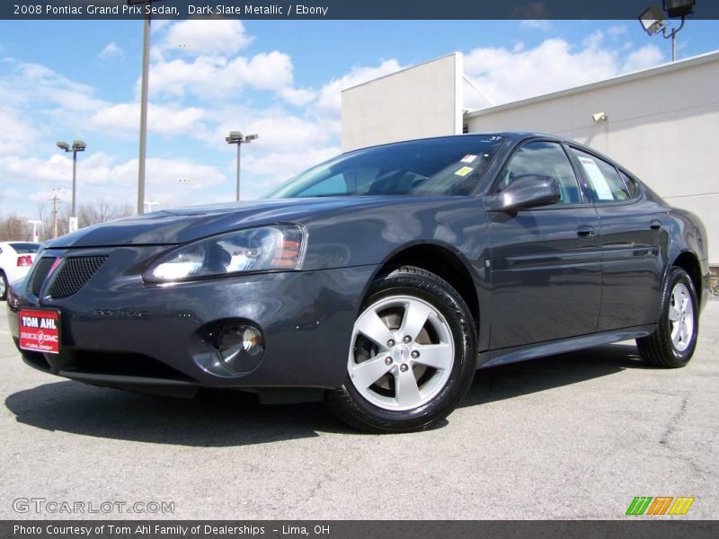 Dark Slate Metallic / Ebony 2008 Pontiac Grand Prix Sedan