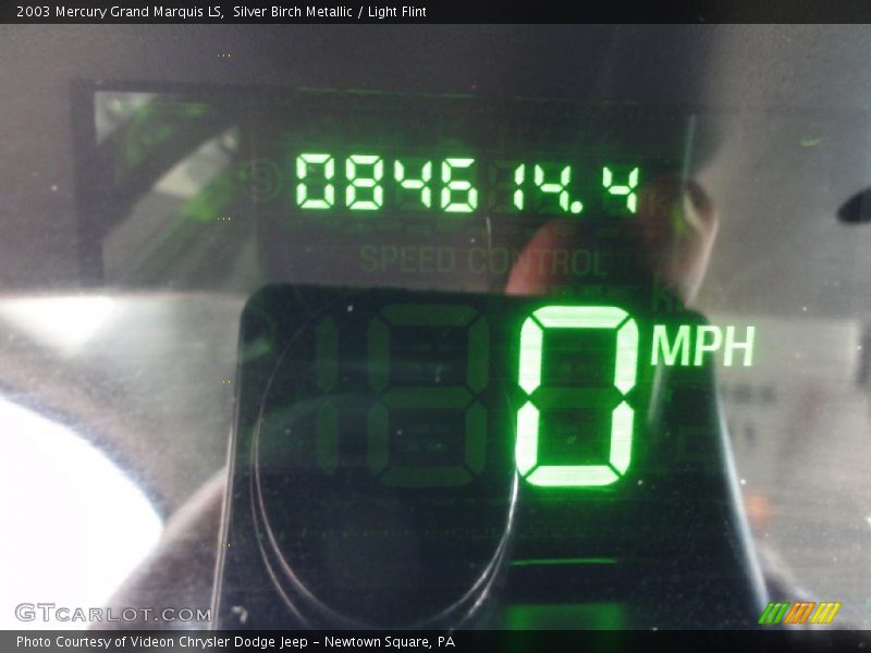 Silver Birch Metallic / Light Flint 2003 Mercury Grand Marquis LS