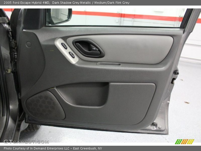 Dark Shadow Grey Metallic / Medium/Dark Flint Grey 2005 Ford Escape Hybrid 4WD