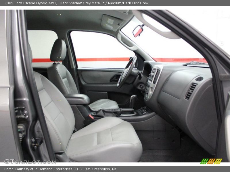 Dark Shadow Grey Metallic / Medium/Dark Flint Grey 2005 Ford Escape Hybrid 4WD