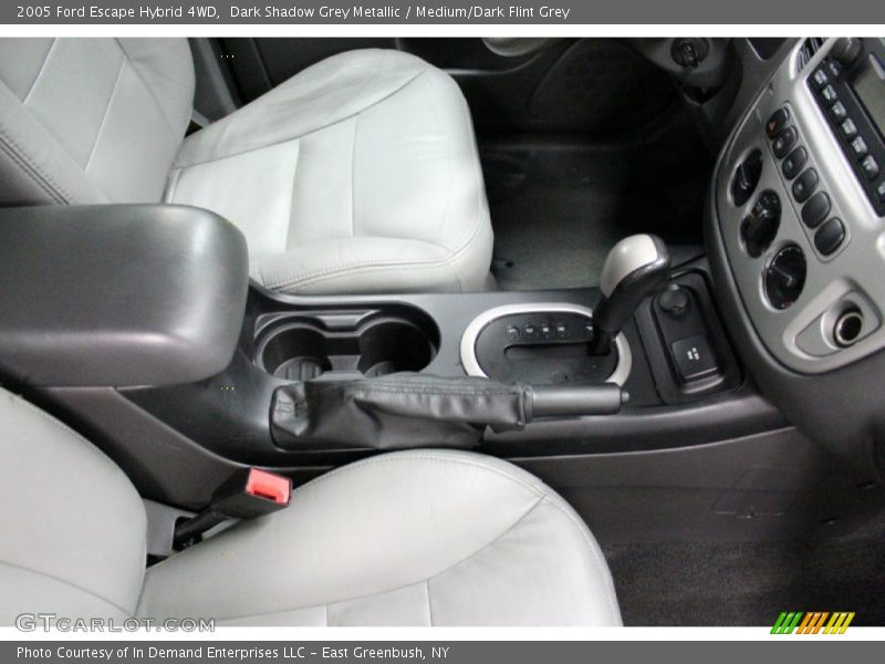Dark Shadow Grey Metallic / Medium/Dark Flint Grey 2005 Ford Escape Hybrid 4WD