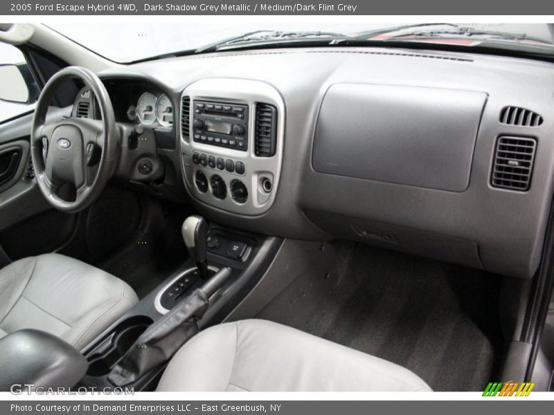 Dark Shadow Grey Metallic / Medium/Dark Flint Grey 2005 Ford Escape Hybrid 4WD