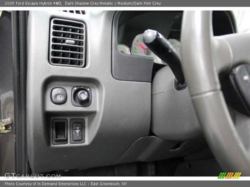 Dark Shadow Grey Metallic / Medium/Dark Flint Grey 2005 Ford Escape Hybrid 4WD