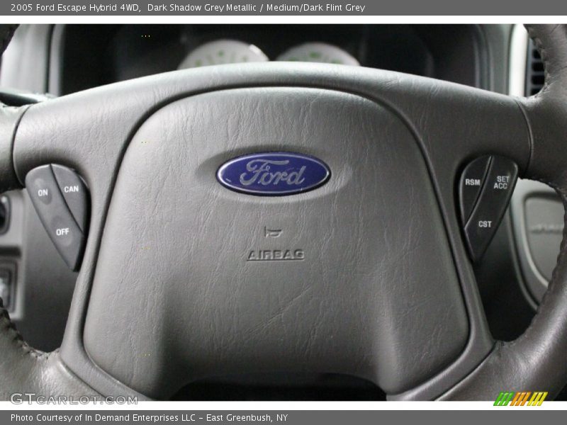 Dark Shadow Grey Metallic / Medium/Dark Flint Grey 2005 Ford Escape Hybrid 4WD