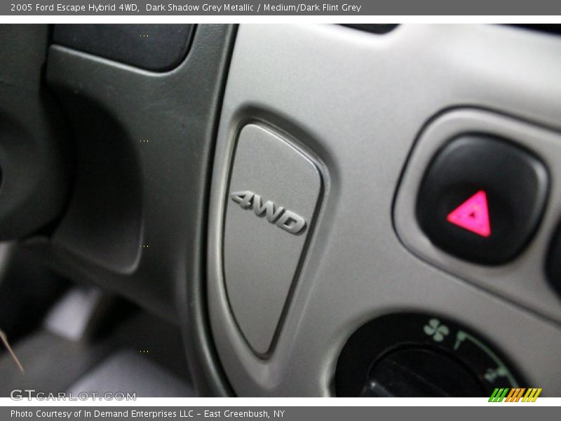 Dark Shadow Grey Metallic / Medium/Dark Flint Grey 2005 Ford Escape Hybrid 4WD