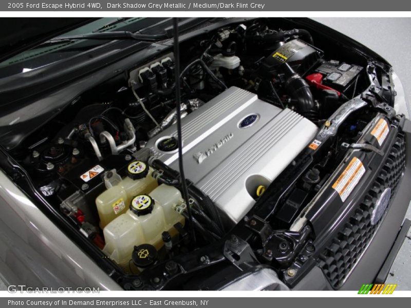 Dark Shadow Grey Metallic / Medium/Dark Flint Grey 2005 Ford Escape Hybrid 4WD
