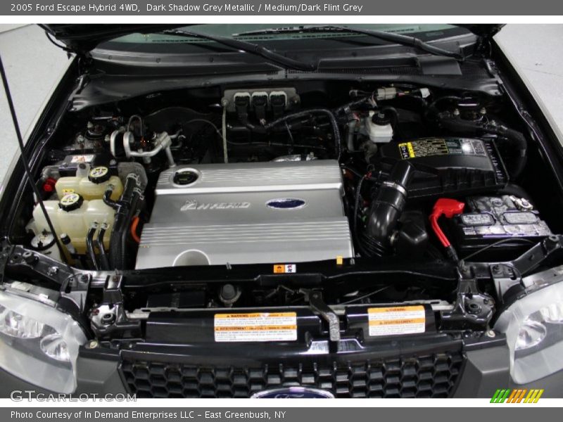 Dark Shadow Grey Metallic / Medium/Dark Flint Grey 2005 Ford Escape Hybrid 4WD