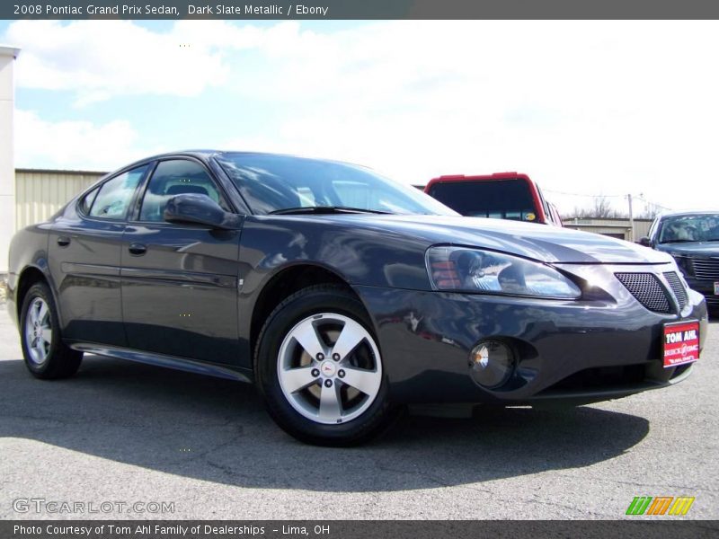 Dark Slate Metallic / Ebony 2008 Pontiac Grand Prix Sedan