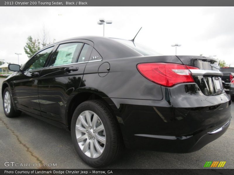 Black / Black 2013 Chrysler 200 Touring Sedan