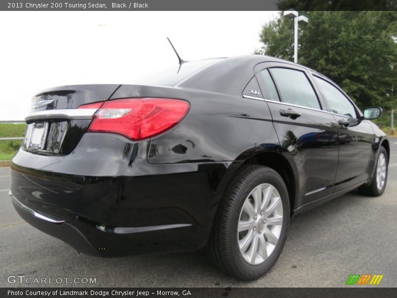 Black / Black 2013 Chrysler 200 Touring Sedan