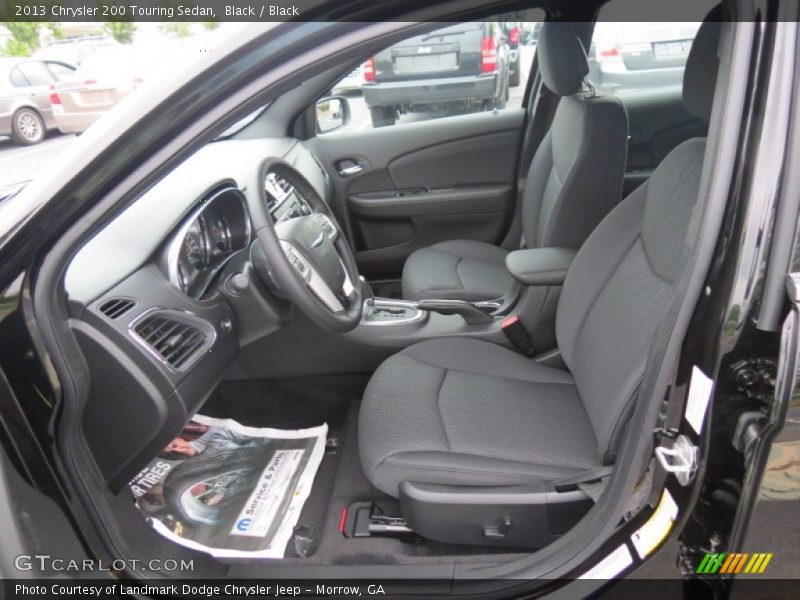 Black / Black 2013 Chrysler 200 Touring Sedan