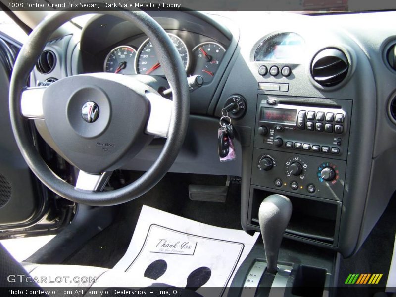 Dark Slate Metallic / Ebony 2008 Pontiac Grand Prix Sedan