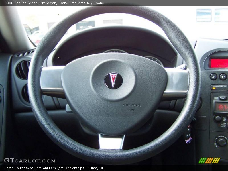 Dark Slate Metallic / Ebony 2008 Pontiac Grand Prix Sedan