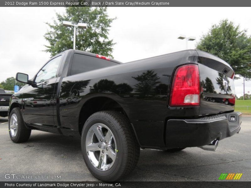 Black / Dark Slate Gray/Medium Graystone 2012 Dodge Ram 1500 Express Regular Cab