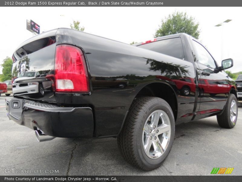 Black / Dark Slate Gray/Medium Graystone 2012 Dodge Ram 1500 Express Regular Cab