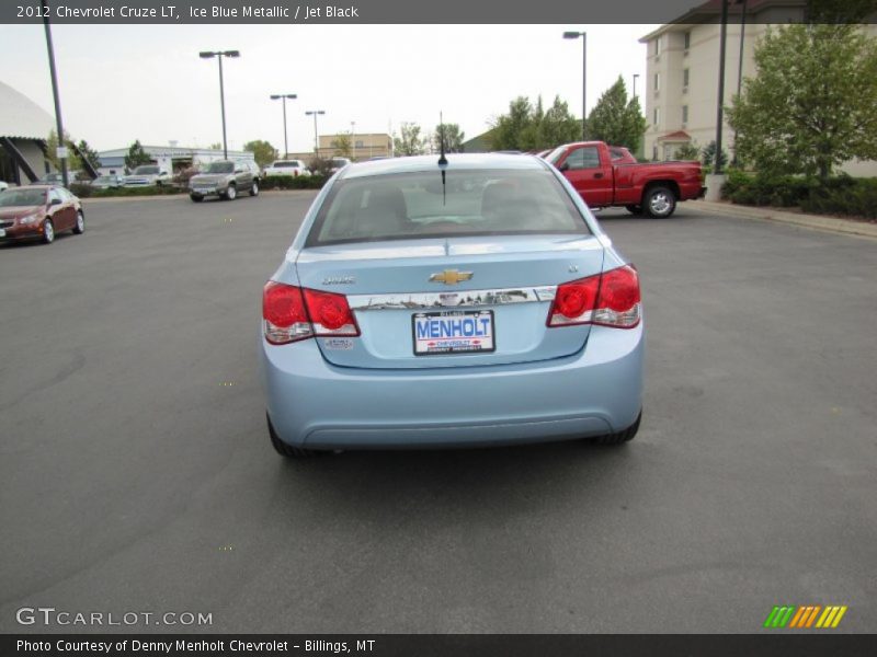 Ice Blue Metallic / Jet Black 2012 Chevrolet Cruze LT