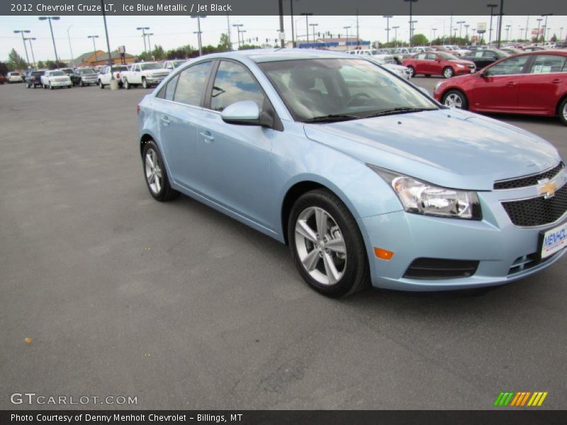 Ice Blue Metallic / Jet Black 2012 Chevrolet Cruze LT