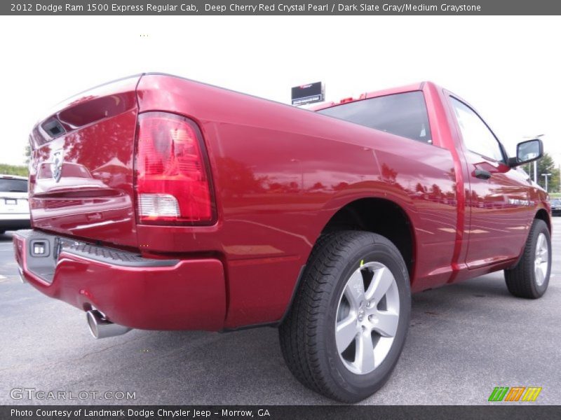 Deep Cherry Red Crystal Pearl / Dark Slate Gray/Medium Graystone 2012 Dodge Ram 1500 Express Regular Cab