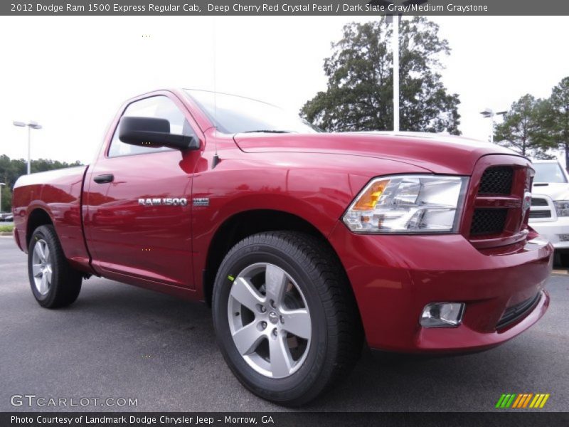 Deep Cherry Red Crystal Pearl / Dark Slate Gray/Medium Graystone 2012 Dodge Ram 1500 Express Regular Cab