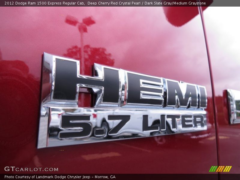 Deep Cherry Red Crystal Pearl / Dark Slate Gray/Medium Graystone 2012 Dodge Ram 1500 Express Regular Cab
