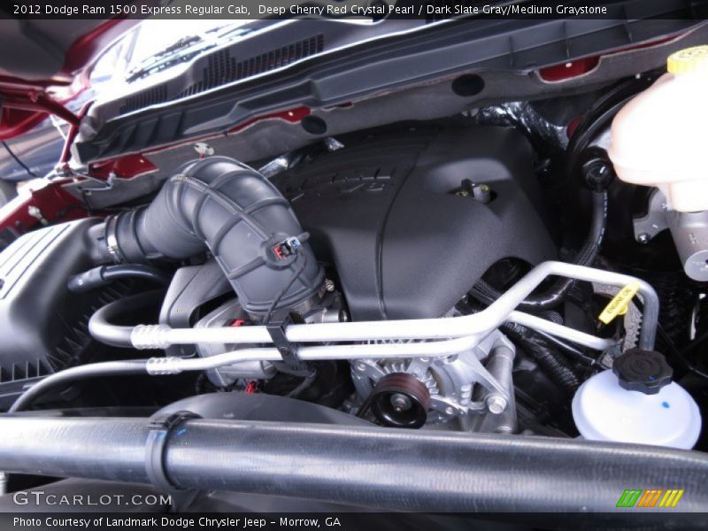 Deep Cherry Red Crystal Pearl / Dark Slate Gray/Medium Graystone 2012 Dodge Ram 1500 Express Regular Cab