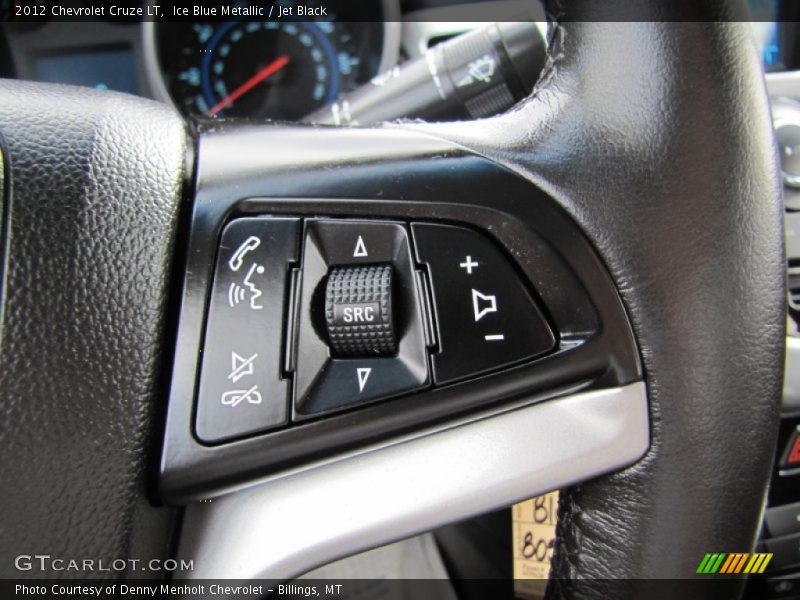 Ice Blue Metallic / Jet Black 2012 Chevrolet Cruze LT