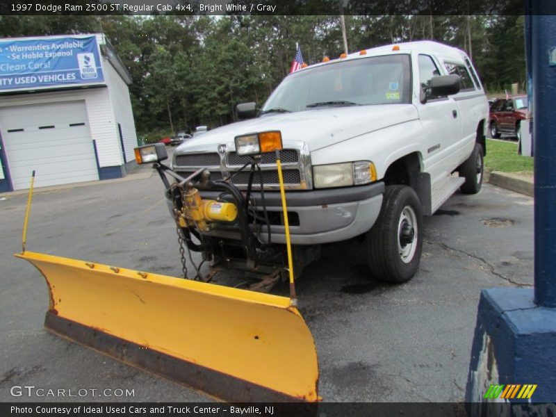 Bright White / Gray 1997 Dodge Ram 2500 ST Regular Cab 4x4