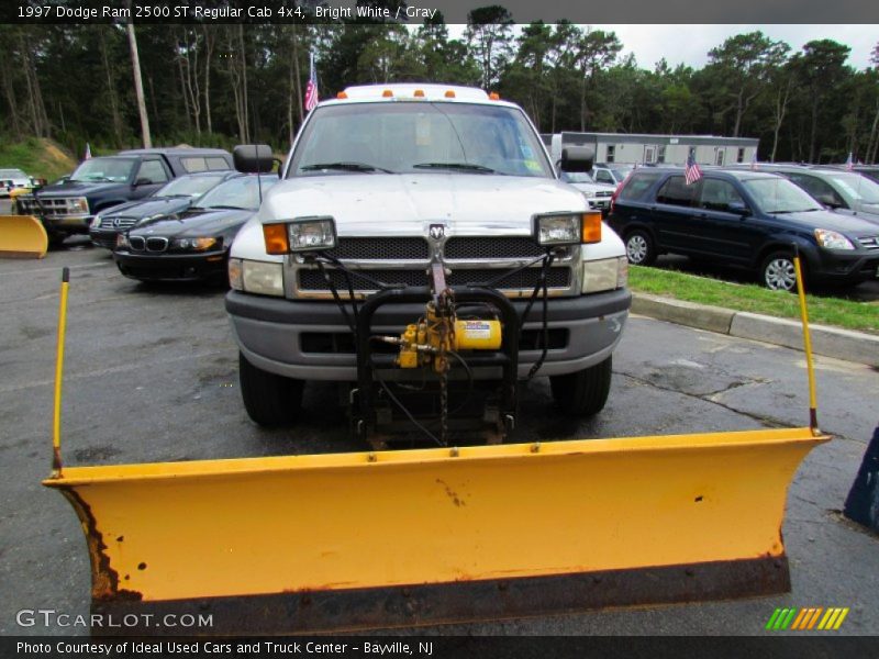 Bright White / Gray 1997 Dodge Ram 2500 ST Regular Cab 4x4