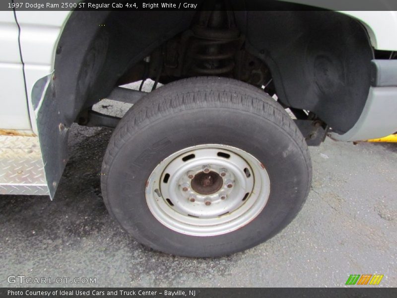 Bright White / Gray 1997 Dodge Ram 2500 ST Regular Cab 4x4