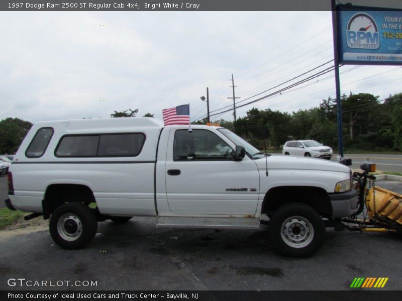 Bright White / Gray 1997 Dodge Ram 2500 ST Regular Cab 4x4