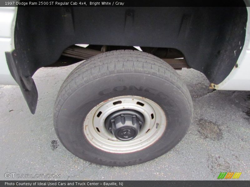 Bright White / Gray 1997 Dodge Ram 2500 ST Regular Cab 4x4